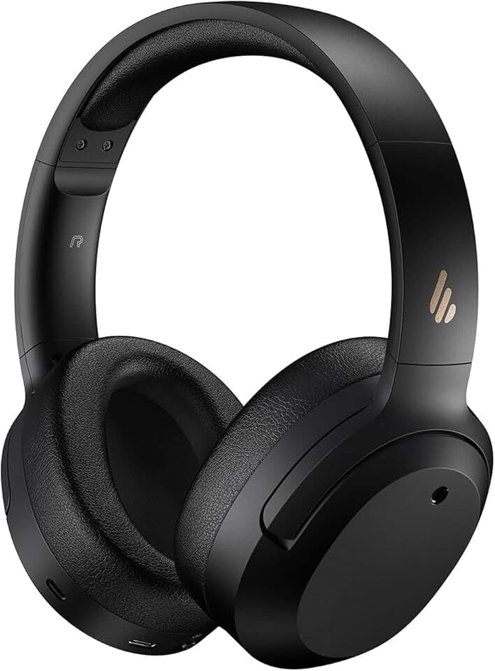 Edifier FONE de Ouvido Com Cancelamento de Ruído W820NB Bluetooth 5.0 OVER-EAR - PRETO Pequeno, W820NB BK