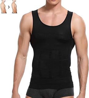 Shaperluv Male Shaper Tank, Shaperluv - Shaperluv Male Shaper Tank, Shaperluv Mens Slimming Body Shaper Vest, Fat Compression Shirt