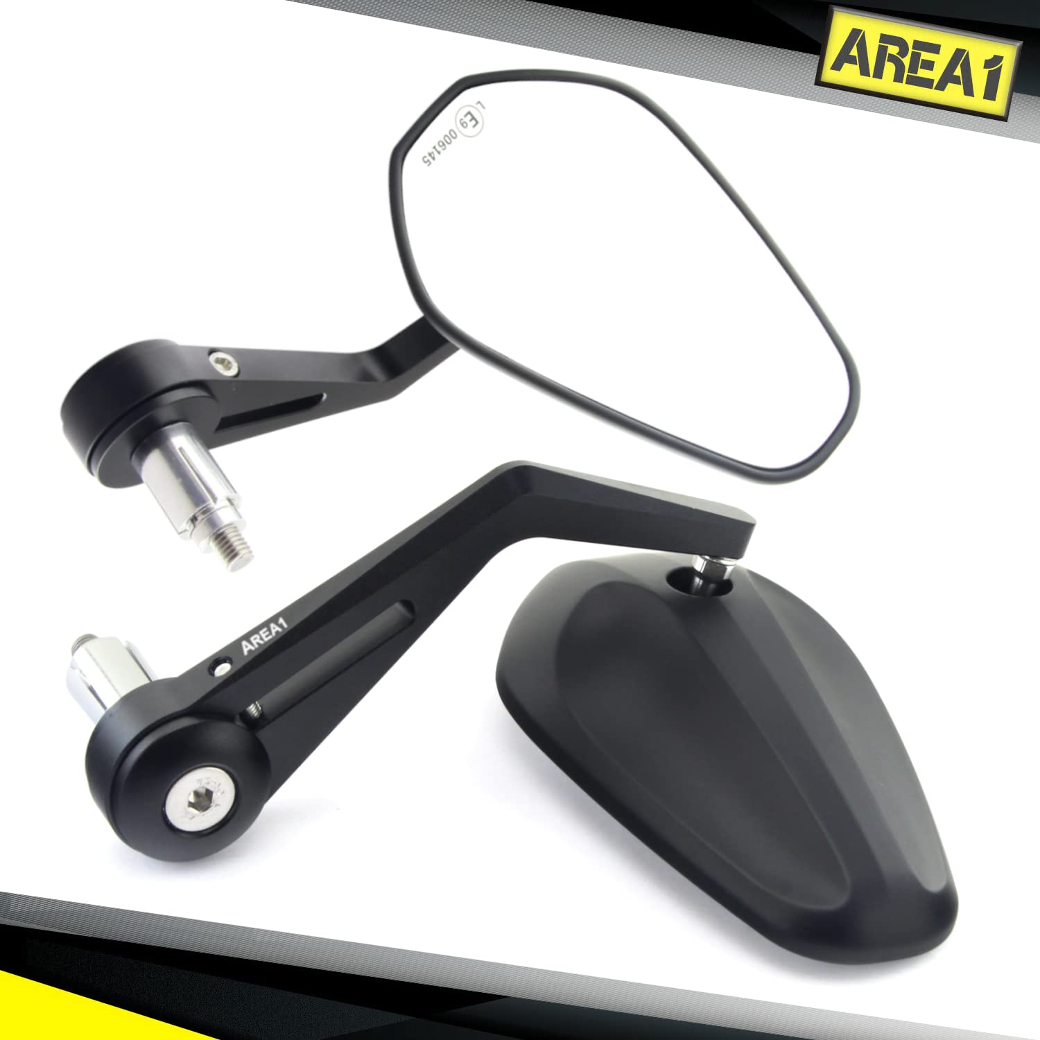 Area1 Rétroviseur de guidon de moto CNC compatible avec Forza 350, 300, NSS Forza 125, 250, VF 750 C (V56)