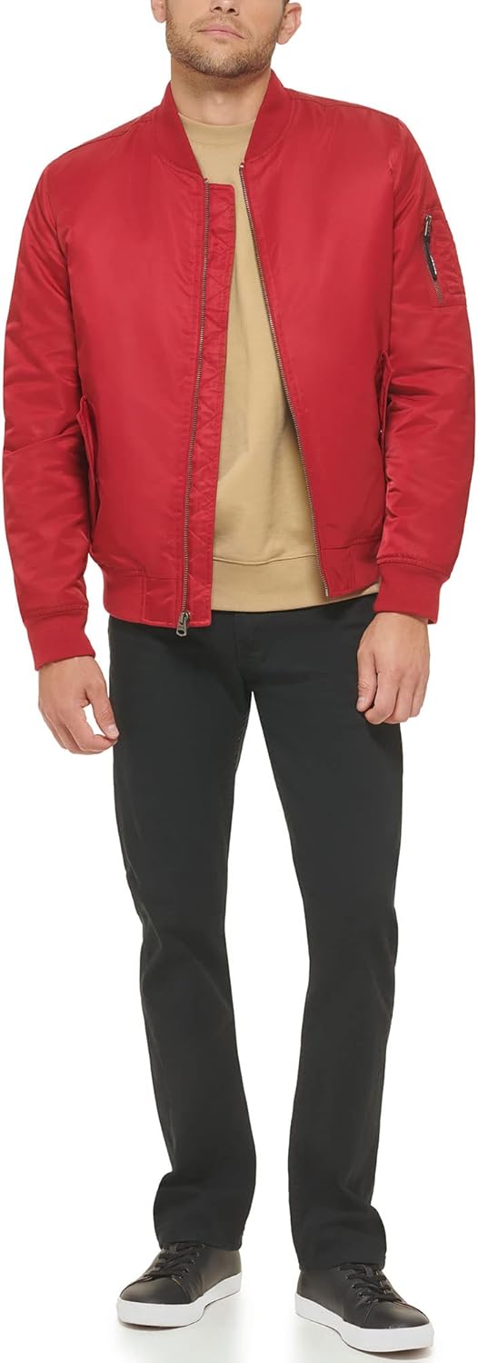 Levi's Men's Flight Satin Unfilled Ma-1 Bomber - Image 2