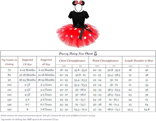 Miniatura 2 de Dressy Daisy - Vestido elegante de tul para bebé o niña con diseño de lunares, para fiesta de cumpleaños o de disfraces, talla 12 meses a 5 años