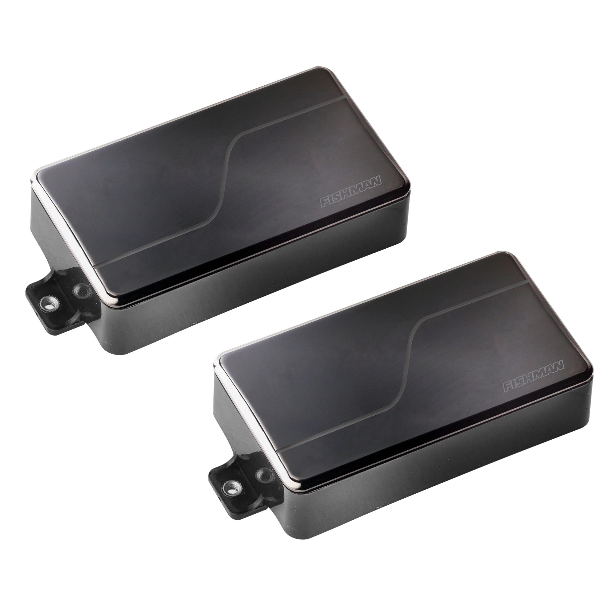 FISHMAN Humbucker do gitary, zestaw Fluence Signature Herman Li elektryczne przetworniki czarny nikiel (EFI PRF-CS6-HK2)