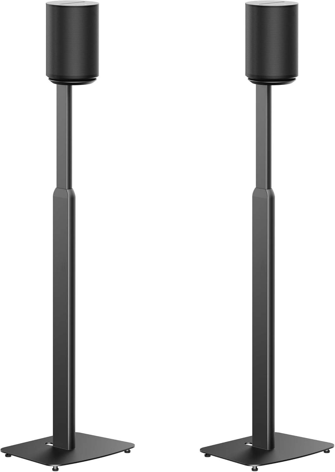 ynVISION.DESIGN Adjustable Floor Stand Mount Compatible with SONOS Era 100 | Black Brackets | Pair (2-Pack)