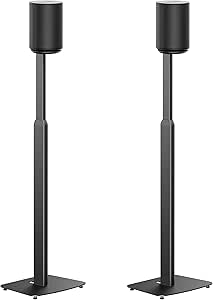 YnVISION Adjustable Wall Mounts For Sonos Era 100 (2-Pack) - Black Swivel Speaker Brackets