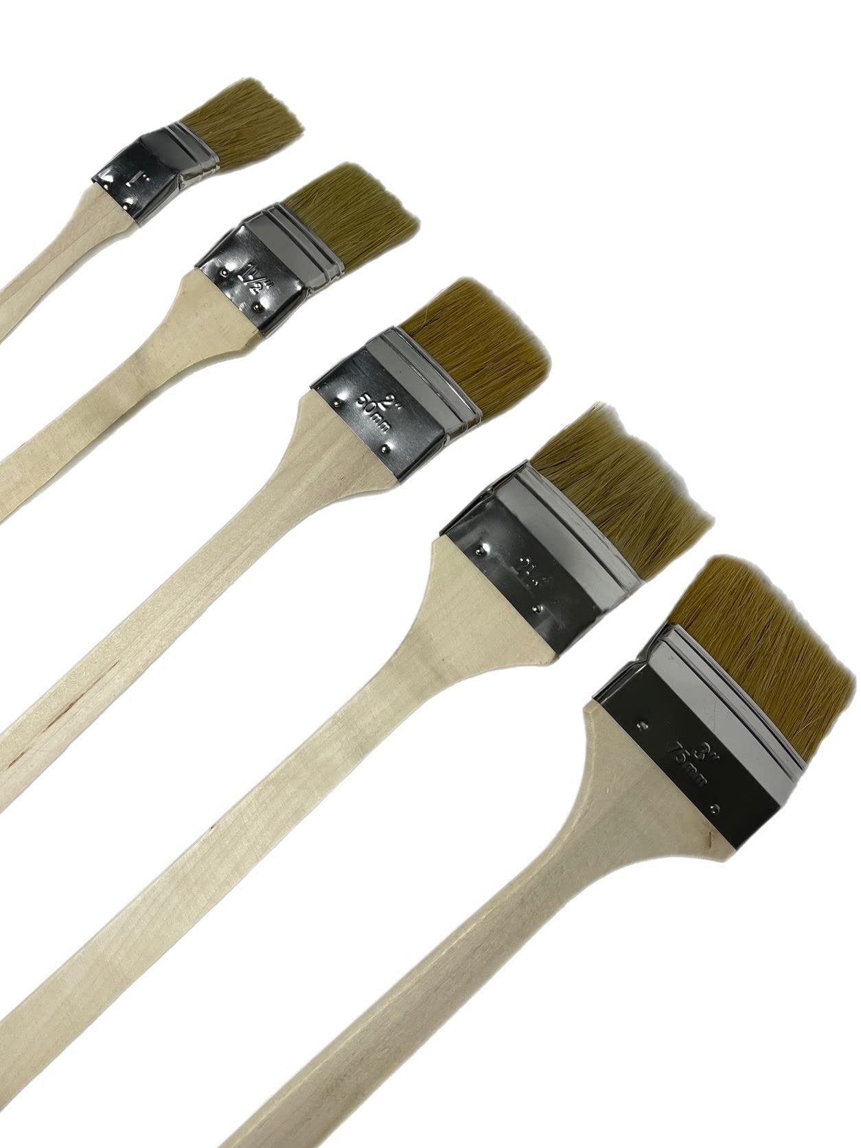 VaGo - Juego de pinceles para esquinas, 72 piezas, 38/50/63 mm, 24 unidades