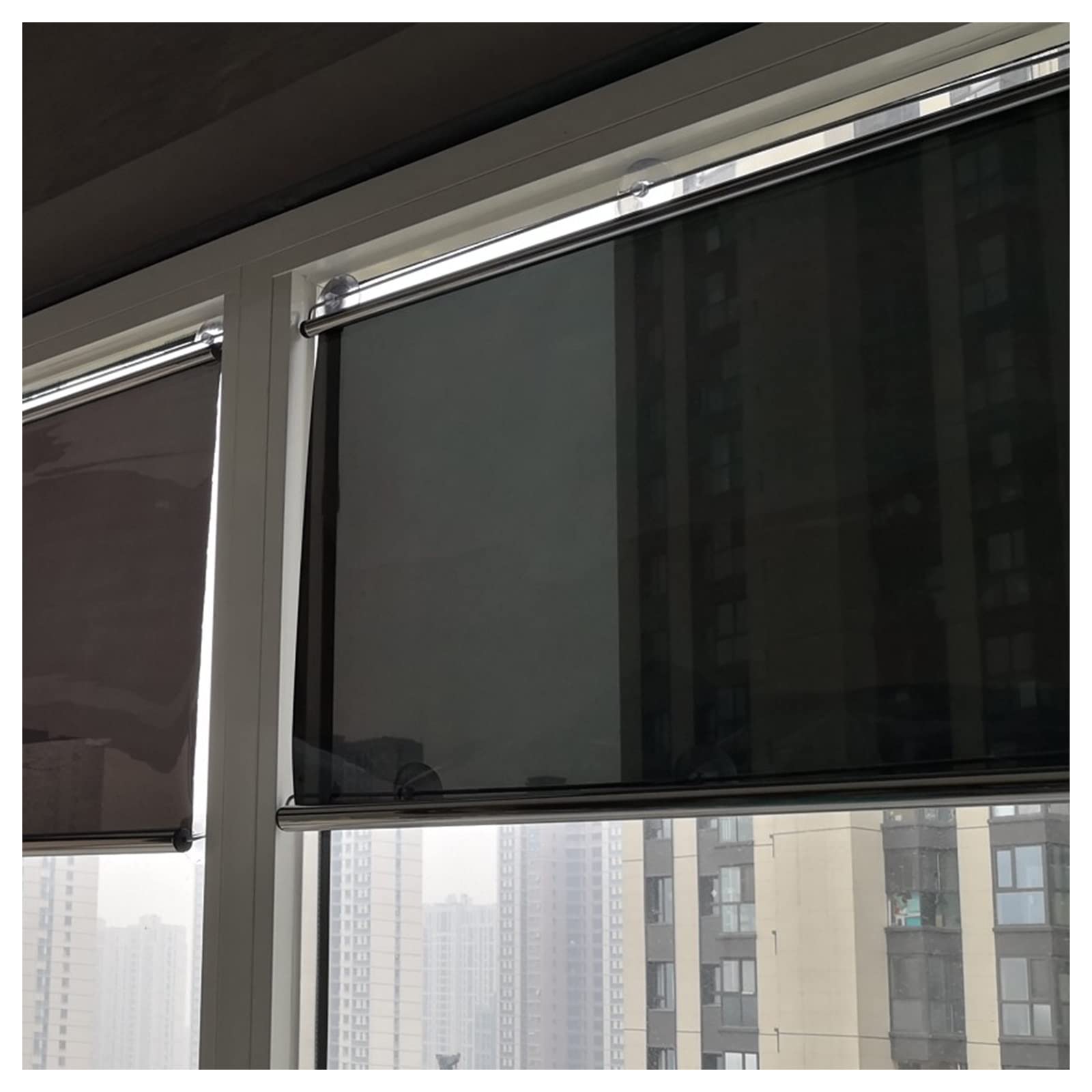 Tendina parasole per finestra, a specchio, riflettente, isolata termicamente, protezione anti-UV