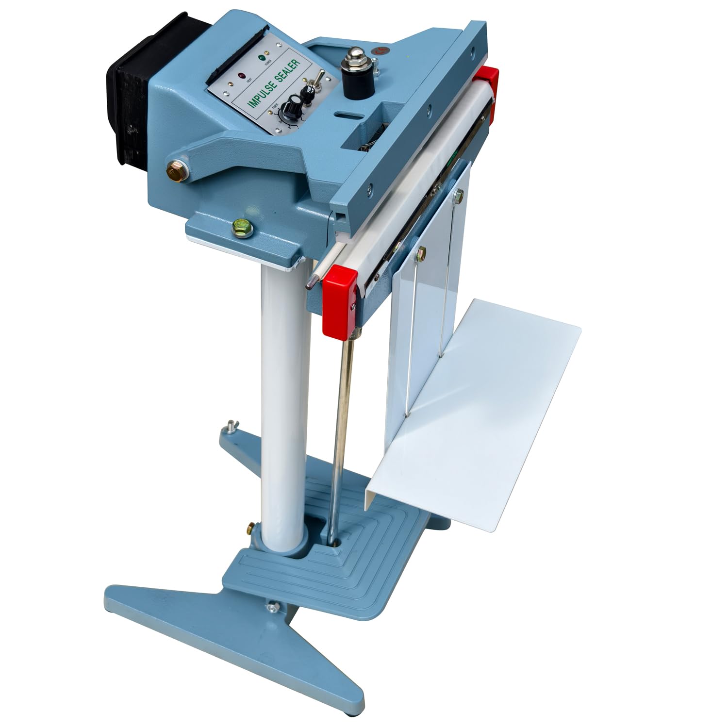KATSU 832482 - Sellador automático de bolsas con pedal de pie de 350 mm, apto para sellar bolsas de PVC, celofán, aluminio y lámina de cobre