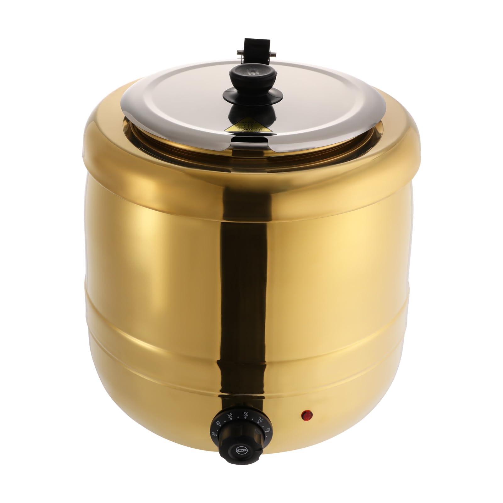 Pentola elettrica per zuppe, 440 W, 10 l, con coperchio e pentola