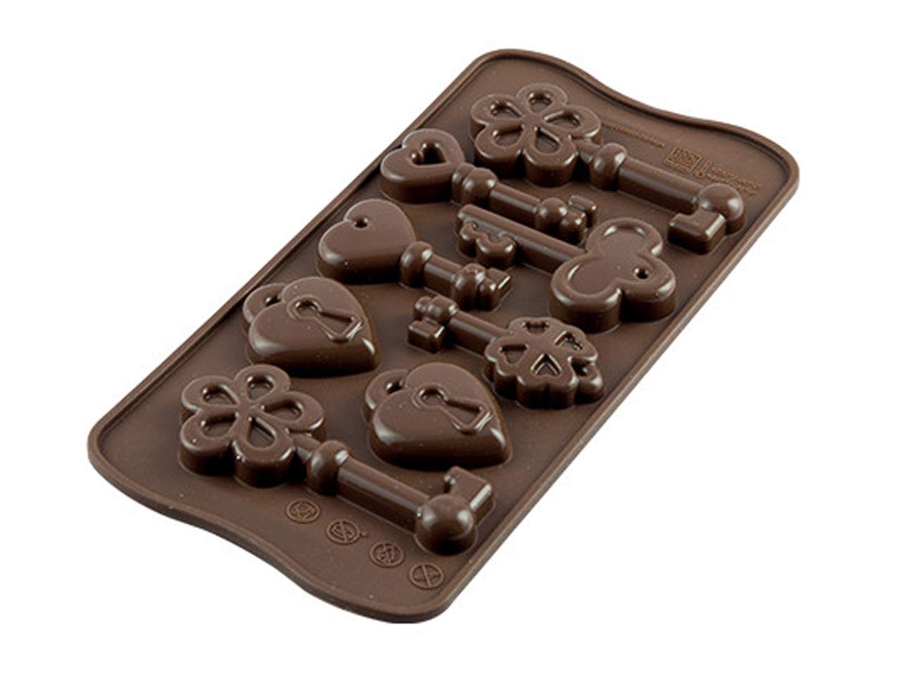 Unbekannt Silicone Mould 34x84 h 14 mm, Brown, 21x10.5x1 cm