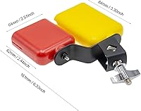 Vista 2 de CashBeat Bloque de atasco de plástico, accesorio de percusión de paso alta/baja para kit de batería