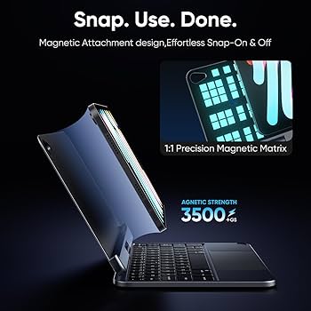 Amazon.com: doqo iPad mini 7/Mini 6 Keyboard case 2021/2024