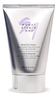 MONAT Studio One Blow Out Cream - Anti Frizz Hair Care/Cream Helps Smooth and Soften Hair While Using Heat Styling Products. Thermal/Heat Protectant - Net Wt. 118 ml / 4 fl. oz.