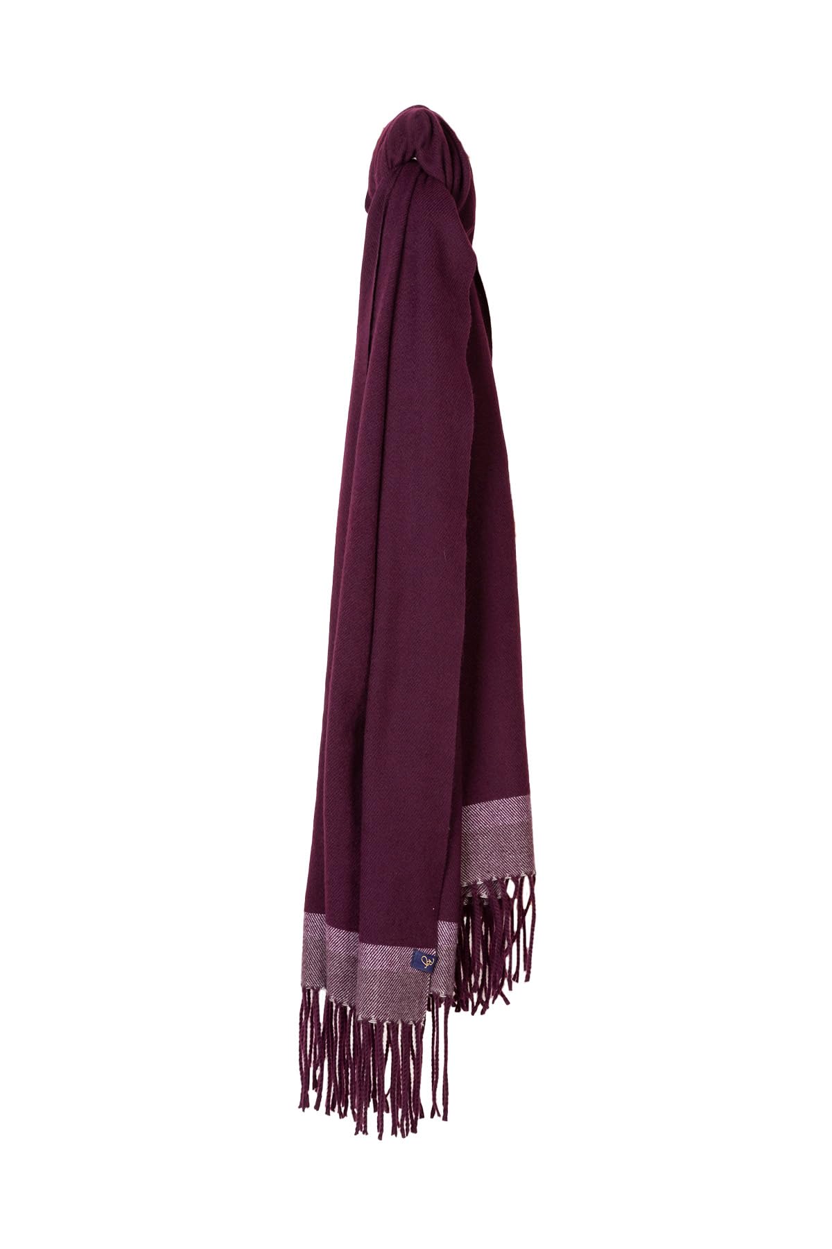 Rydale Ladies Scarf Women's Striped Country Scarves Winter Large Shawl 4 Colours (Berry/Sorbet/Silver)