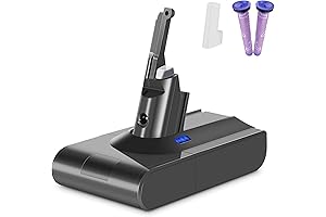 Compatible for Dyson V8 Battery Replacement 5000mAh Upgraded Rechargeable Li-ion Battery