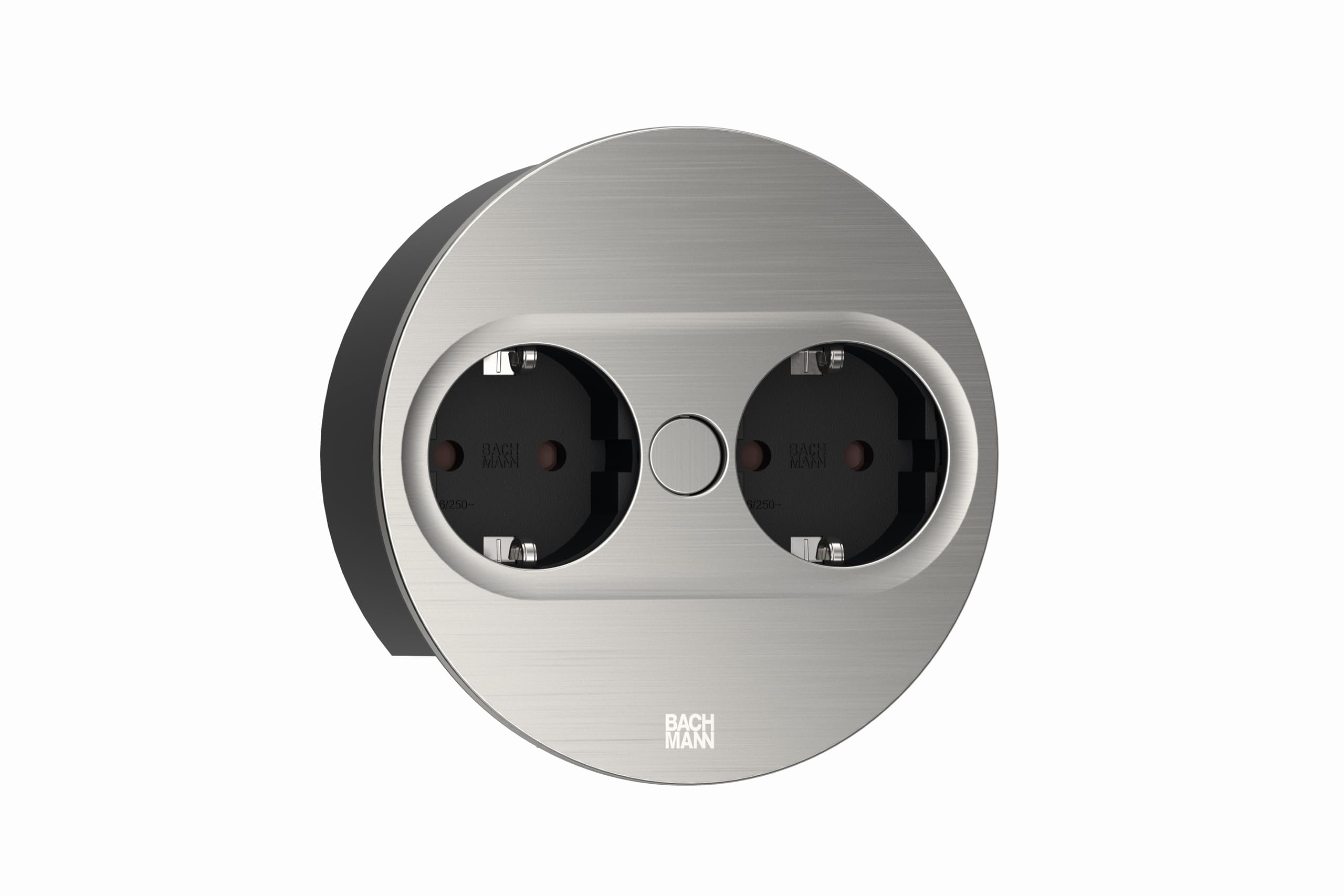 Bachmann TWIST 2.0 Rond - RVS- Look │ Kan automatisch worden geopend