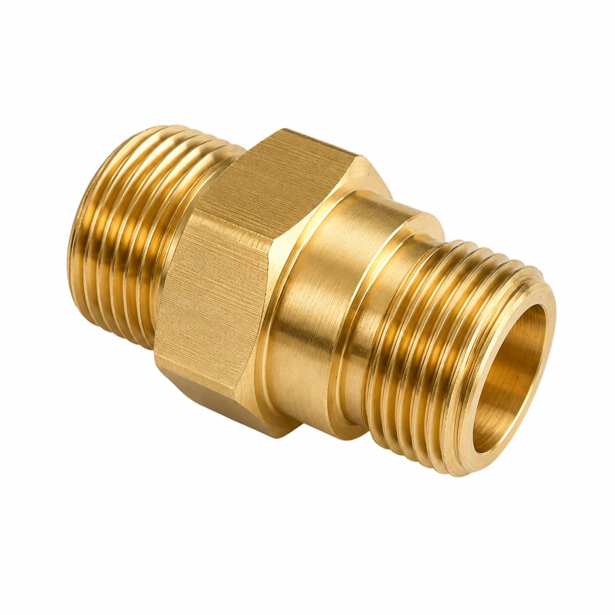 M&M Smartek Schlauchverbinder Connector TR22 AG auf M22 AG für kompatibel zu Kärcher HD HDS & Kränzle Hochdruckreiniger bis 275bar / 100°C