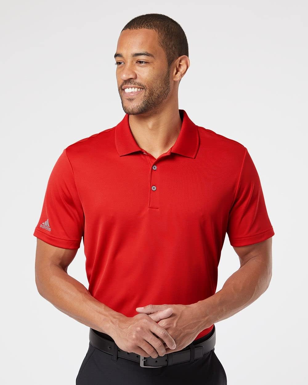 adidas golf shirts red