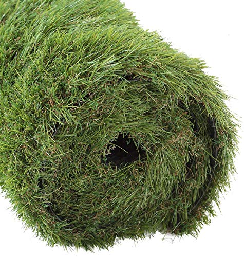 GOLDEN MOON Artificial Grass for Dogs 1.57" 6ft x 13ft Pet Grass Puppy Potty Training Grass Turf Rug Premium Fake Grass Mat 5-Tone Realistic & Soft Series