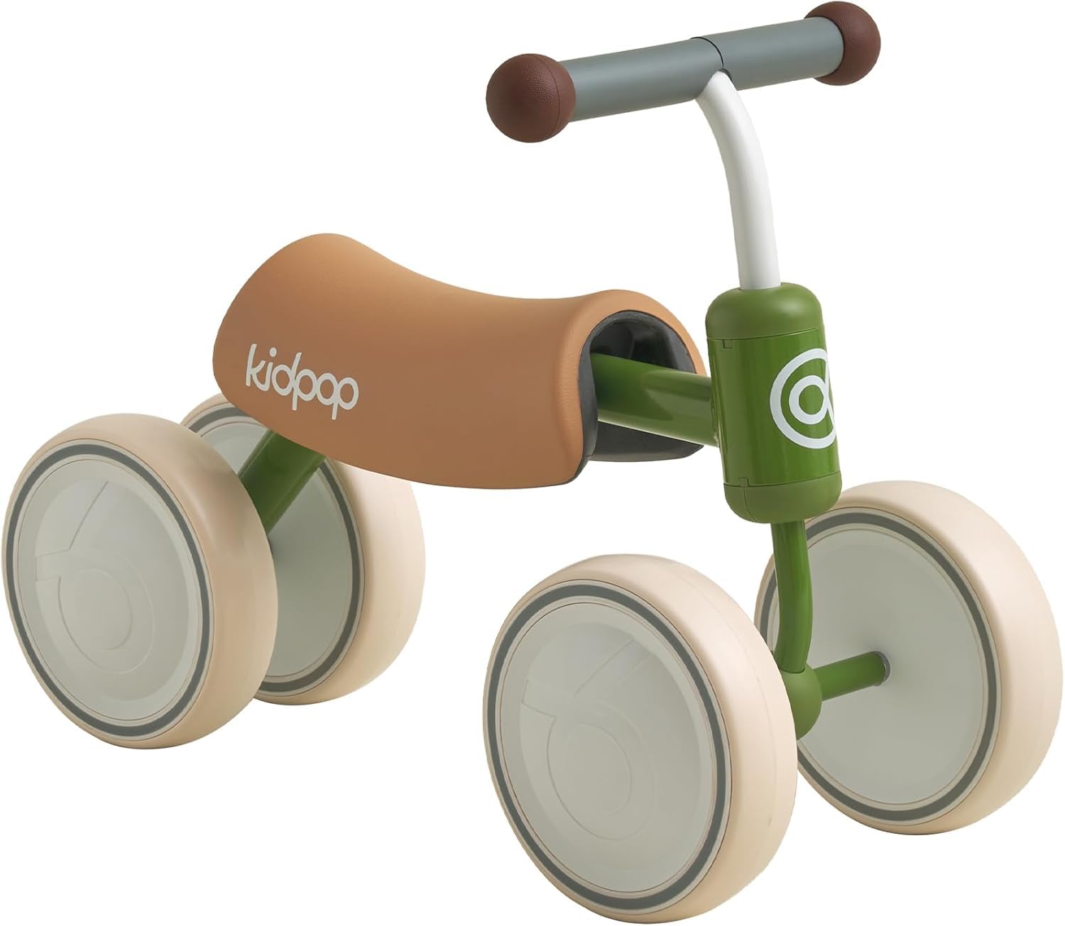kidpop Big Bee Baby Balance Bike (Unisex), Vierrad-Laufrad, Kleinkind-Rutschfahrzeug für Kinder von 1 bis 2 Jahren, Geschenk zum ersten Geburtstag, das erste Fahrrad für die Kleinen