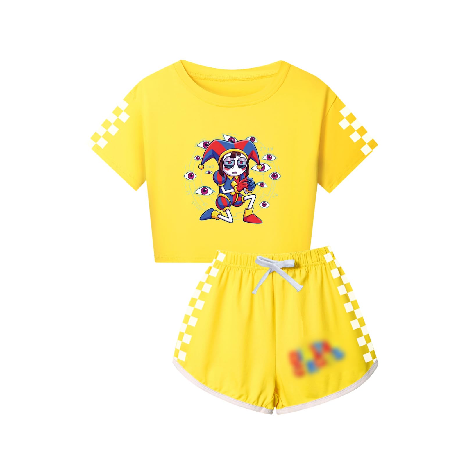 Circus Tracksuit Kids 2PC T-Shirt and Shorts Summer Outfit Tracksuit Set