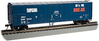 Bachmann Trains - 50â€™ Steel Reefer - Tropicana #13088 (Blue & Silver) - HO Scale