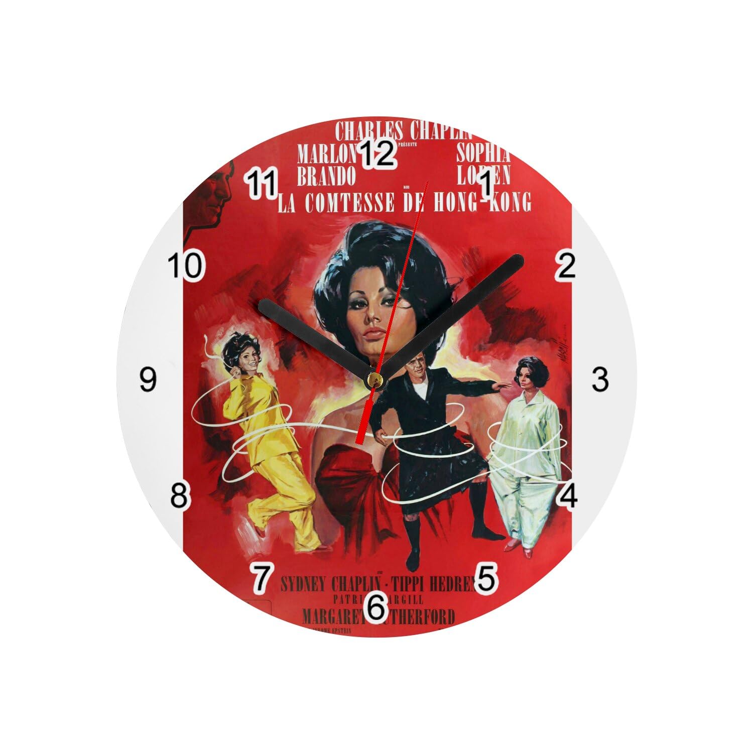 Horloge en verre La Comtesse de Hong-Kong pour sublimer la décoration de votre salon