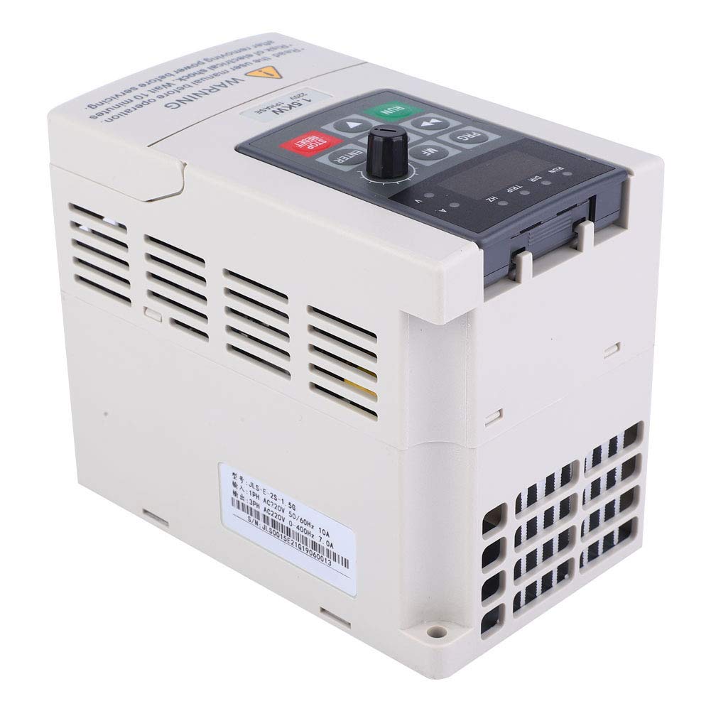Convertitore di frequenza variabile da monofase a trifase (220 V, 1,5 kW), per flusso di controllo della pompa, alimentazione idrica a pressione costante, macchina per incisione, macchine da stampa, v