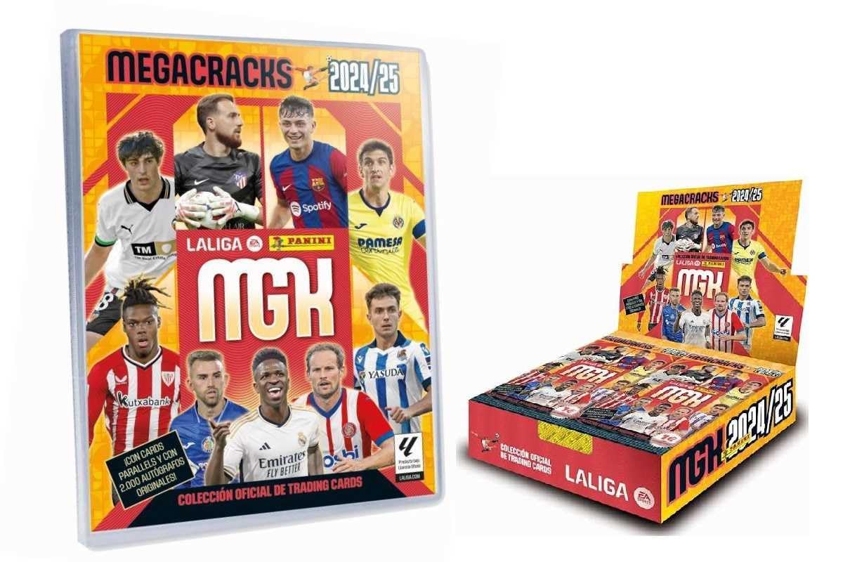 Album + Caja 24 Sobres Megacraks Liga 2024-2025 (Panini)