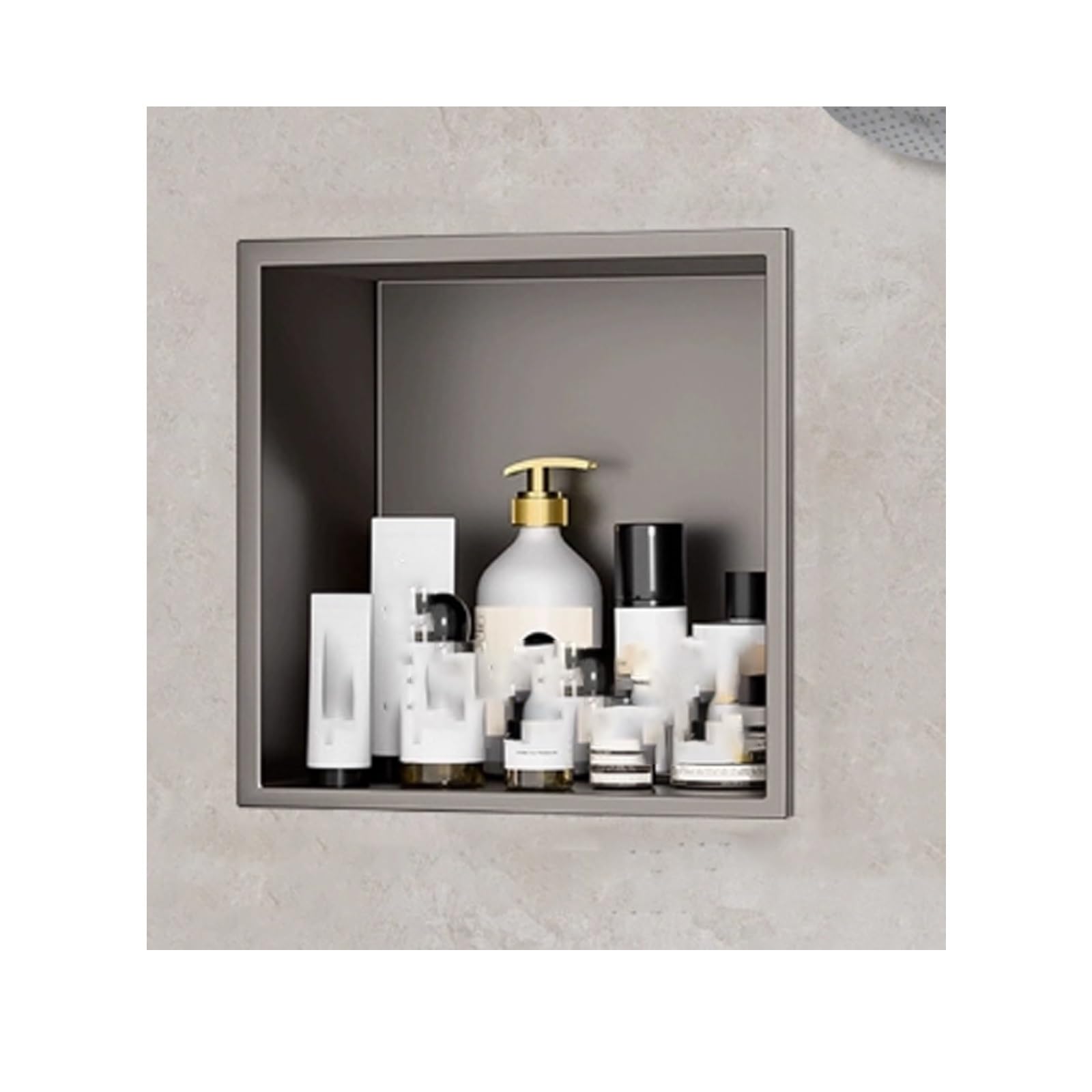 Étagère de douche en acier inoxydable pour résoudre le manque de place mural