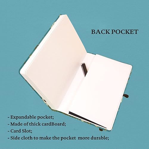 Miniatura 4 de Corderona Diario con puntos de bala, Van Gogh Vincent con almendros florecientes, cuaderno de tapa dura A5, bolsillo interior, lazo para bolígrafo