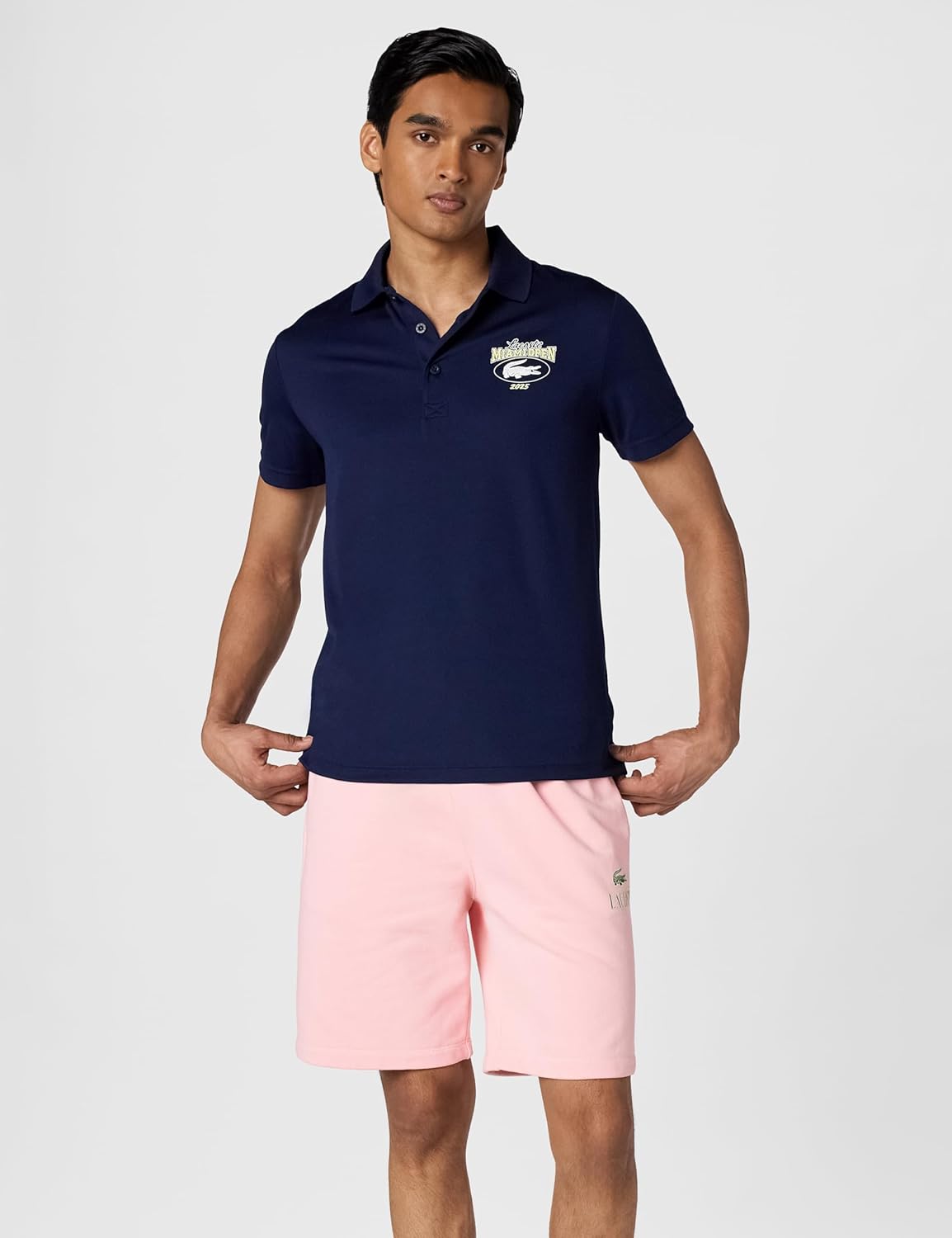 Lacoste Men's Regular Fit Shorts with Adjustable Waist 4"