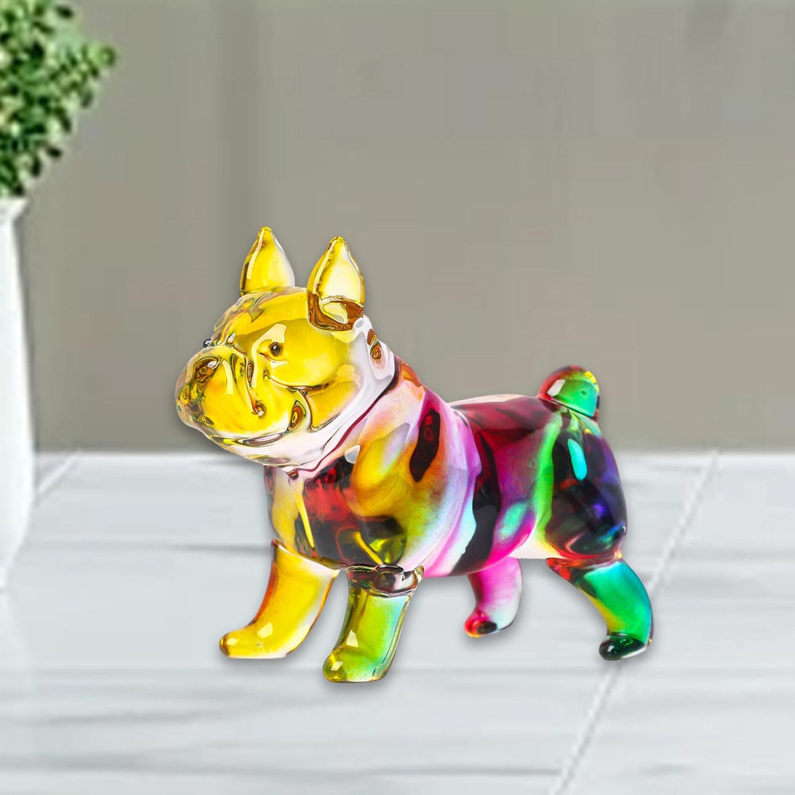 置き物（木彫り人形　フレンチブル） 楽天市場】フレンチブルドッグの木彫り 立像 木製 犬の置き物