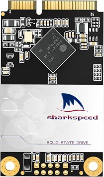 mSATA SSD 256GB SHARKSPEED Plus Internal Mini SATA SSD Drive 3D NAND Solid State Drive for Mini PC Notebooks Tablets PCmSATA 256GB