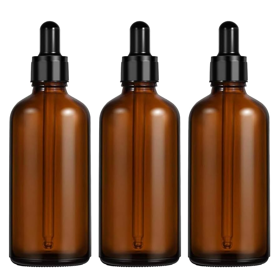 Amazon.co.jp: スポイト遮光瓶 100ml ガラス製 精油小分け