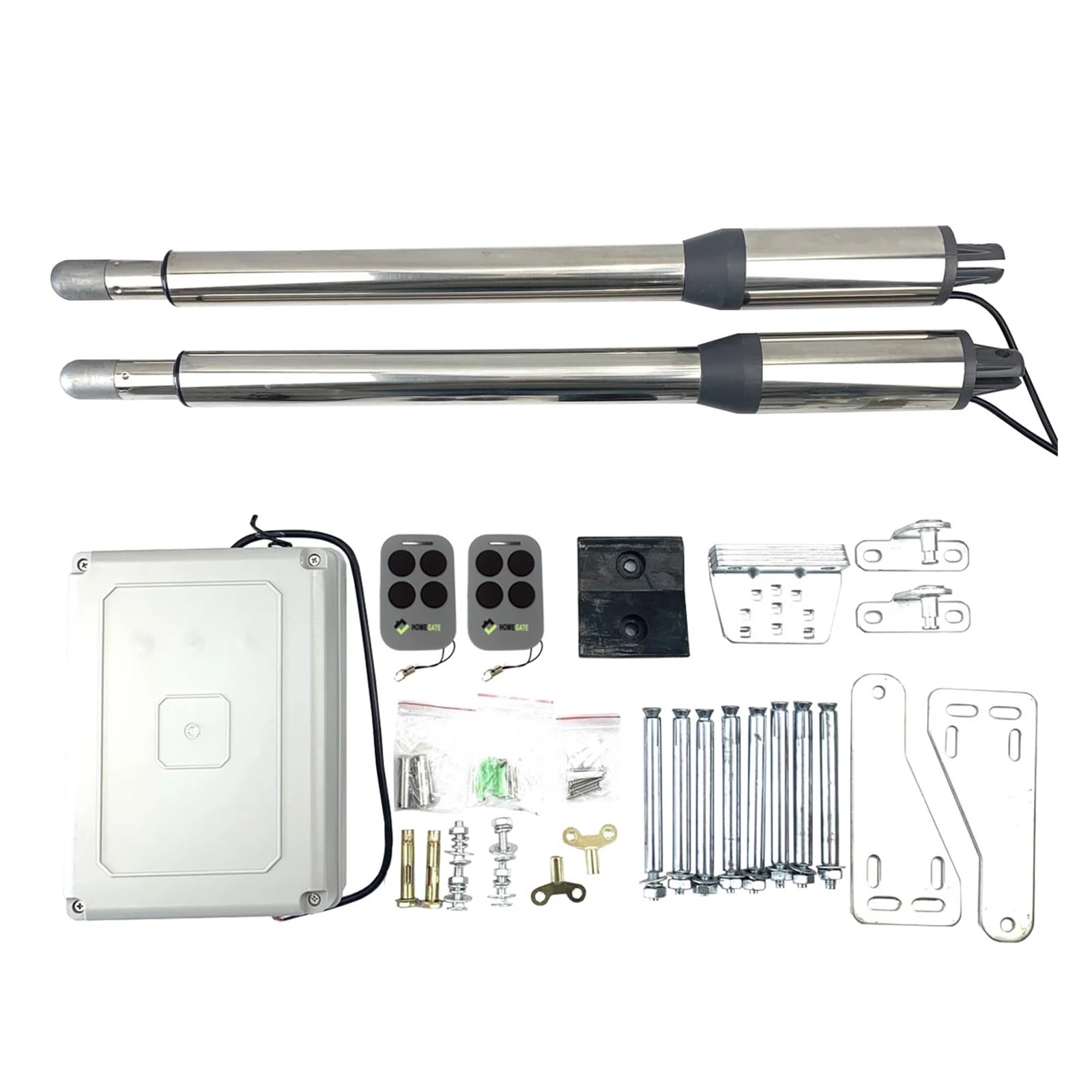 Automatic Gate Opener, Automation for Gates Swing Gate Actuator Linear 24V Door Opener Remote Control(200DC)