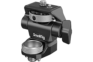 SMALLRIG Camera Monitor Mount 2896B for ARRI-Style, 360° Swivel and 180° Tilt...