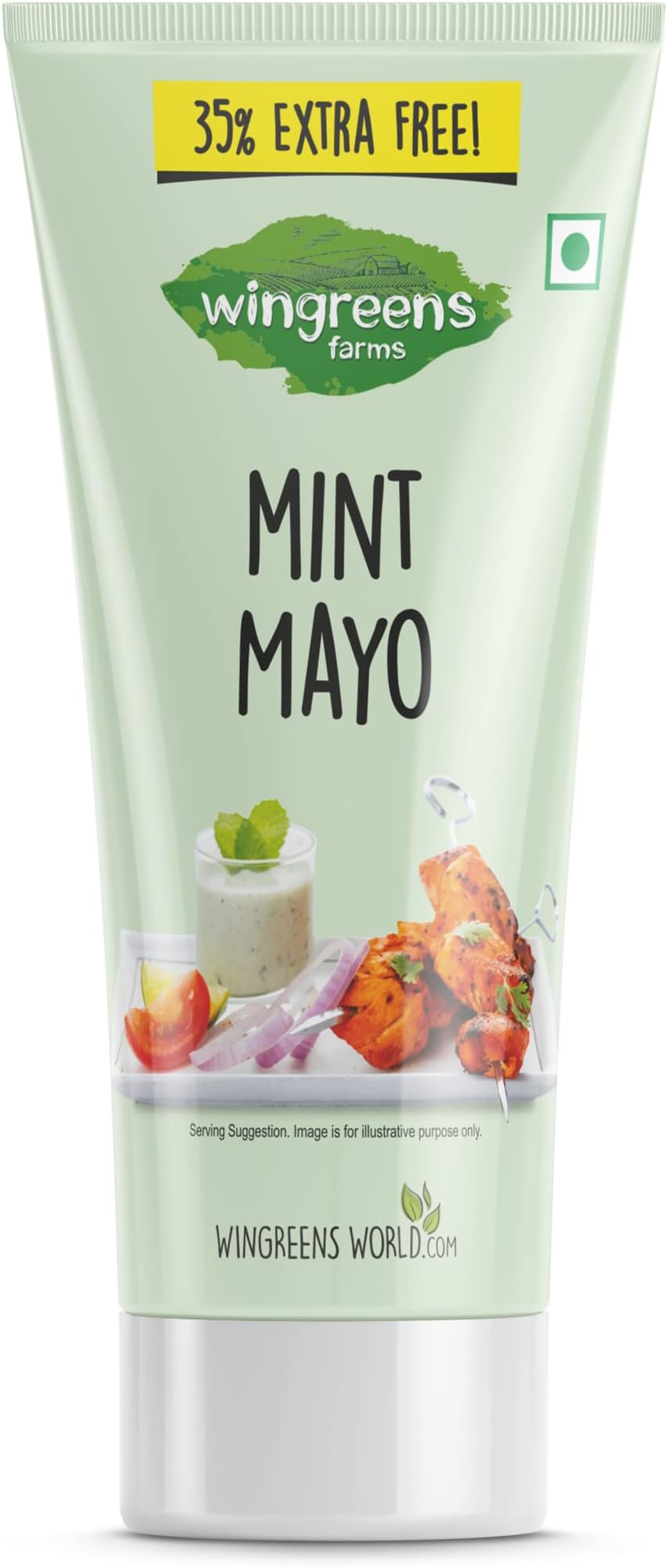 Wingreens Farms Mint Mayonnaise, 180g