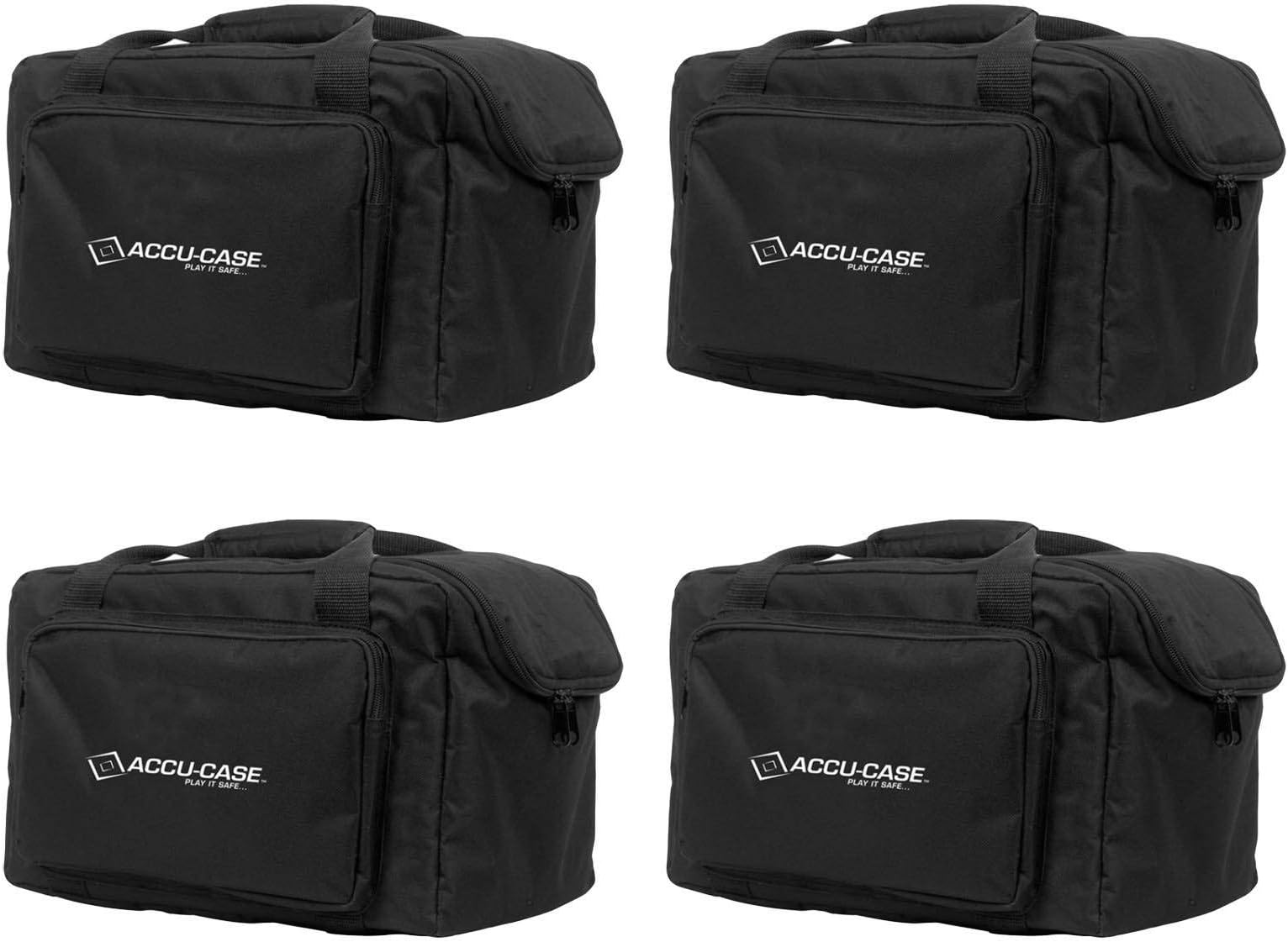 (4) American DJ Slim Par & Pocket Spot/Roll/Scan Light Effect Cases | F4 Par Bag