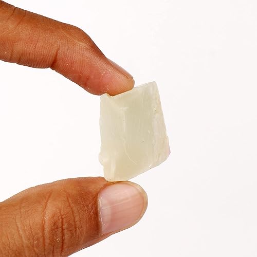 Miniatura 2 de GEMHUB Piedra preciosa natural de piedra lunar áspera certificada de 85.15 CT, cristal crudo sin cortar para la fabricación de joyas