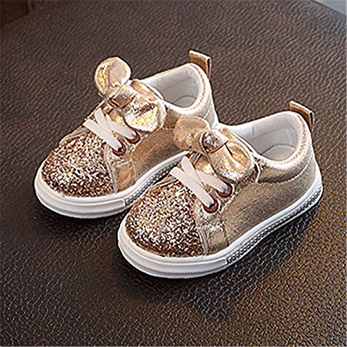 Toddler Girls Sneakers Little Girls Slip On Shoes Glitter Sneakers Bow Kids Fashion Outdoor Walking Sneakers4