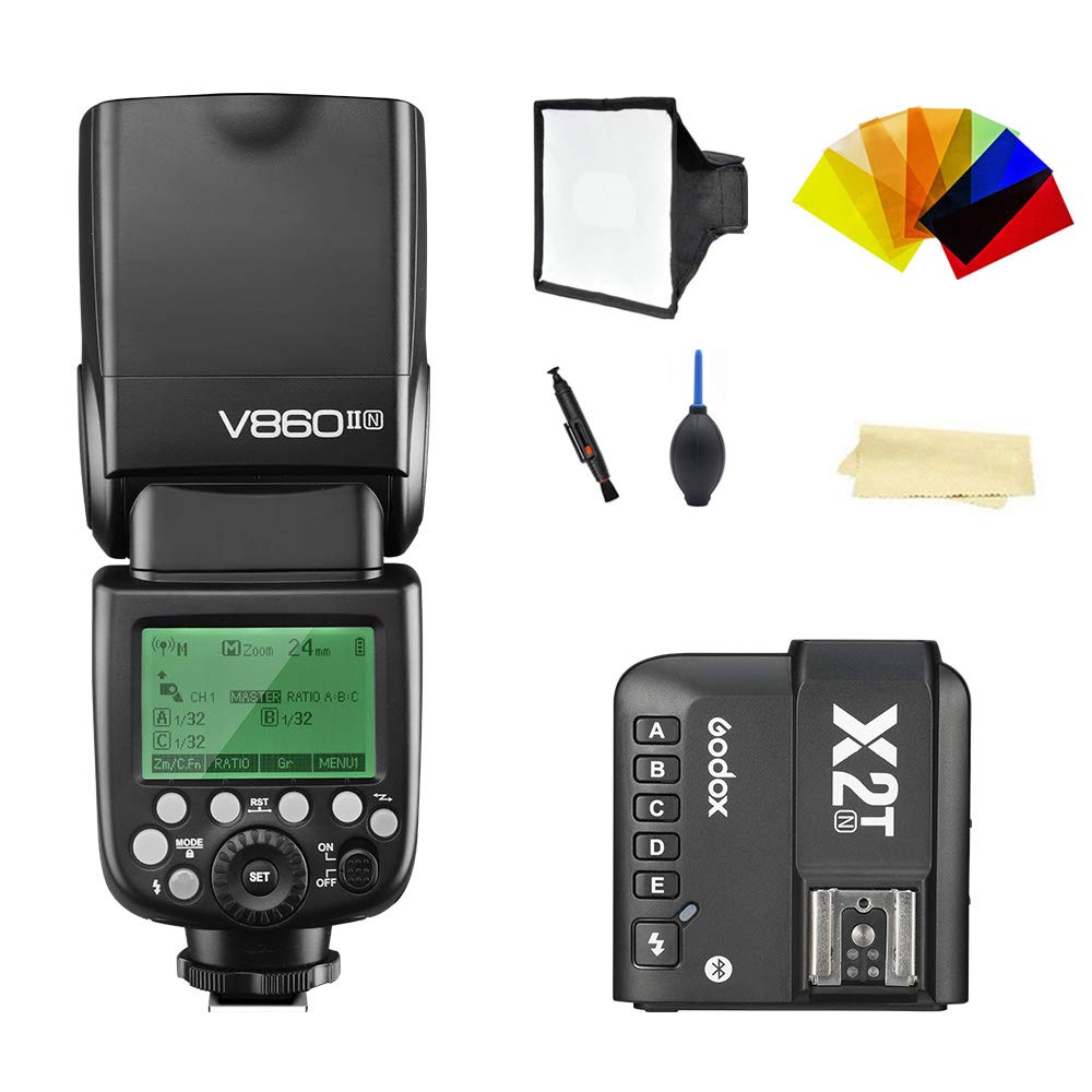 Amazon.com : Godox V860II-N TTL Flash with X2T Wireless Flash 