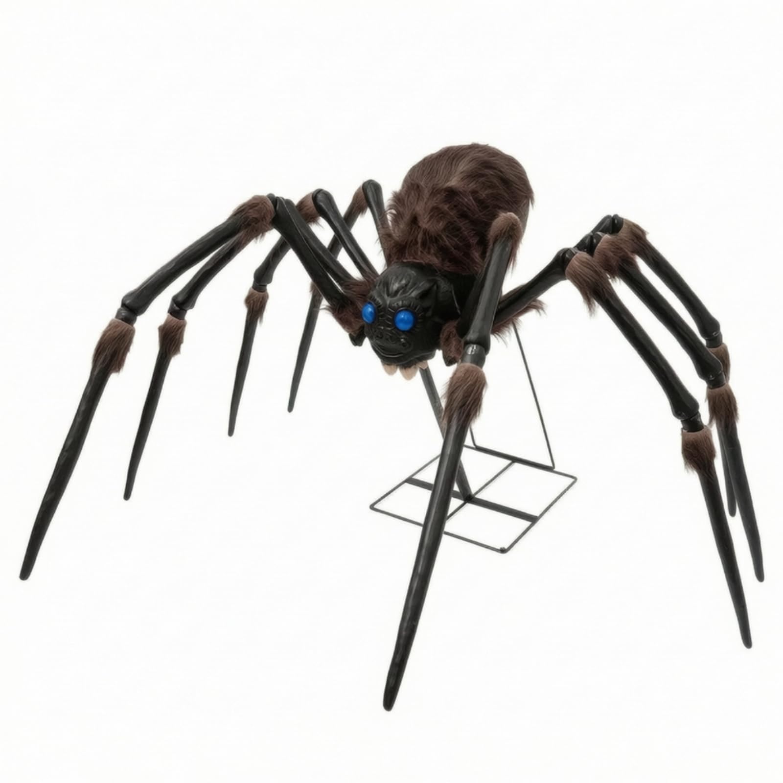 Baoblaze Araignée Animée Géante avec Alimentation Fiable et Construction Robuste pour Effet Surprenant Convient pour Porche Pelouse Décoration Extérieure