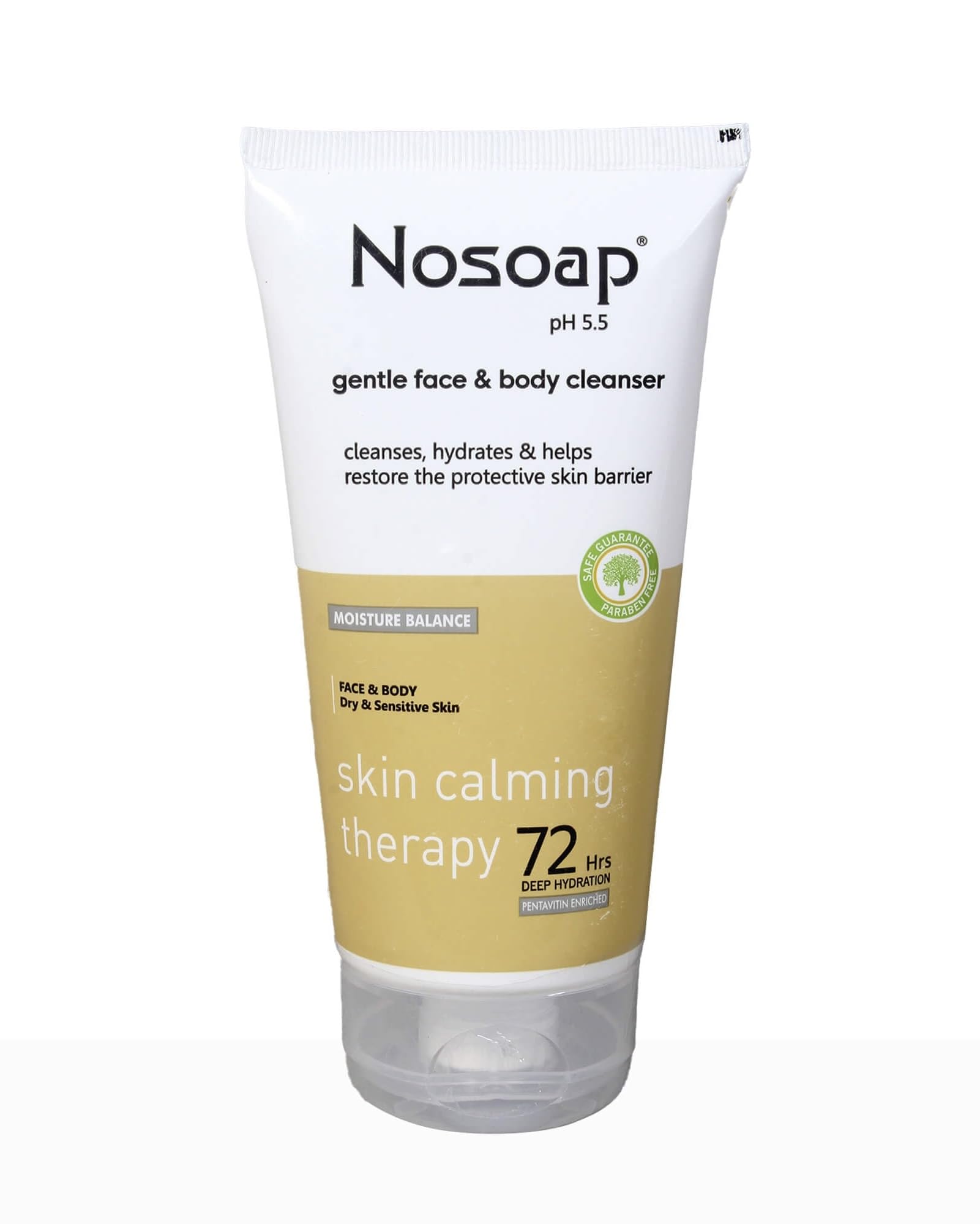 Nosoap Gentle Face & Body Cleanser | pH 5.5 Moisturizing Cleanser for Dry & Sensitive Skin | Soap-Free, Paraben-Free, Daily Use Cleanser 125ml (pack of 1)-image-11