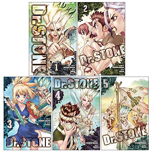 Price comparison product image Dr. STONE,  Vol. 1-5 Books Collection set by Riichiro Inagaki