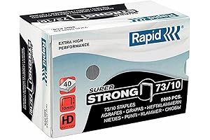 Rapid 3/8" 73 Series HD31 Staples (10 Boxes of 5000)