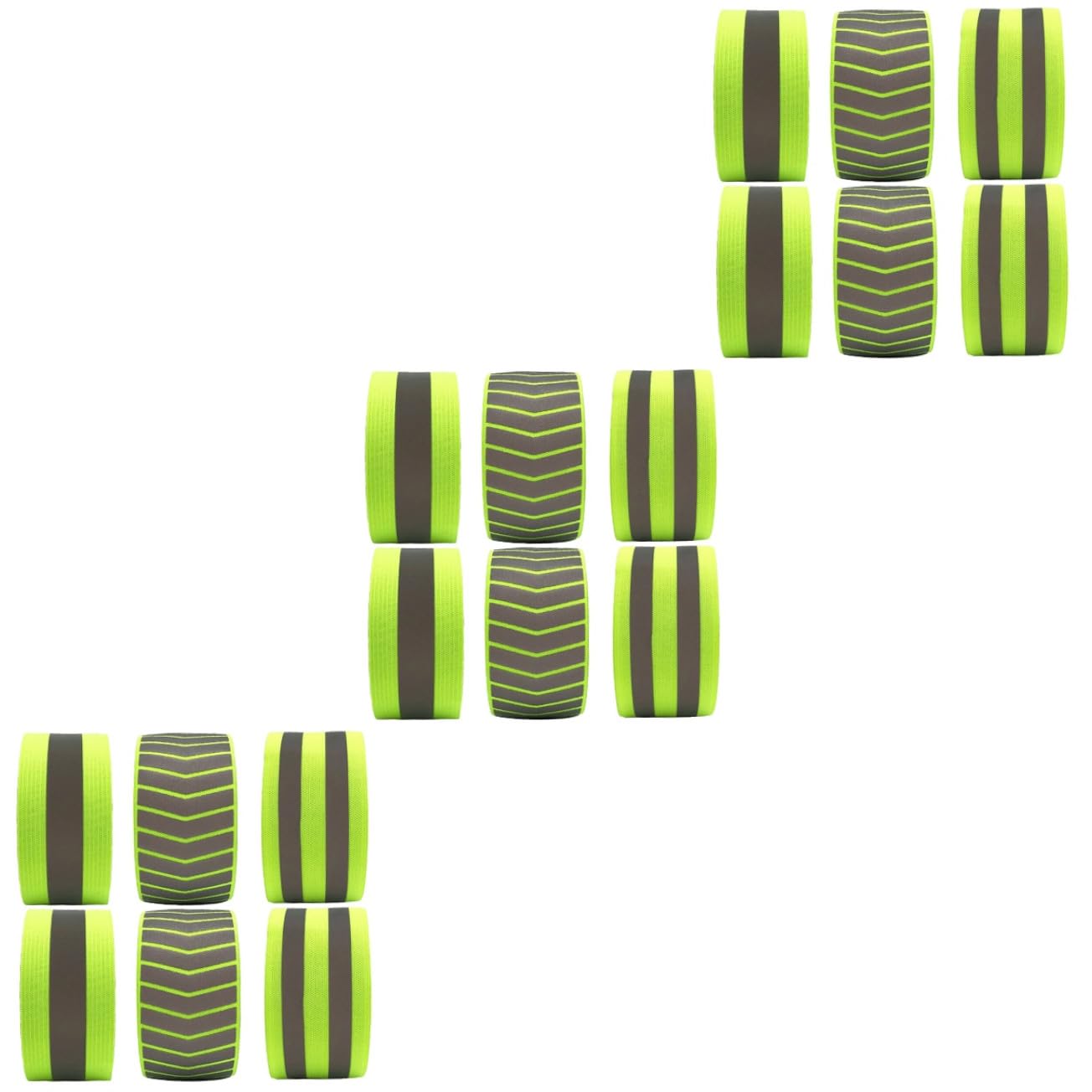 BESPORTBLE muñequera Reflectante Brazalete Reflectante Fluorescente led Fluorescentes led Pulseras elasticas Pulseras Deportivas nocturnas Pulseras Reflectantes Pulseras de Seguridad