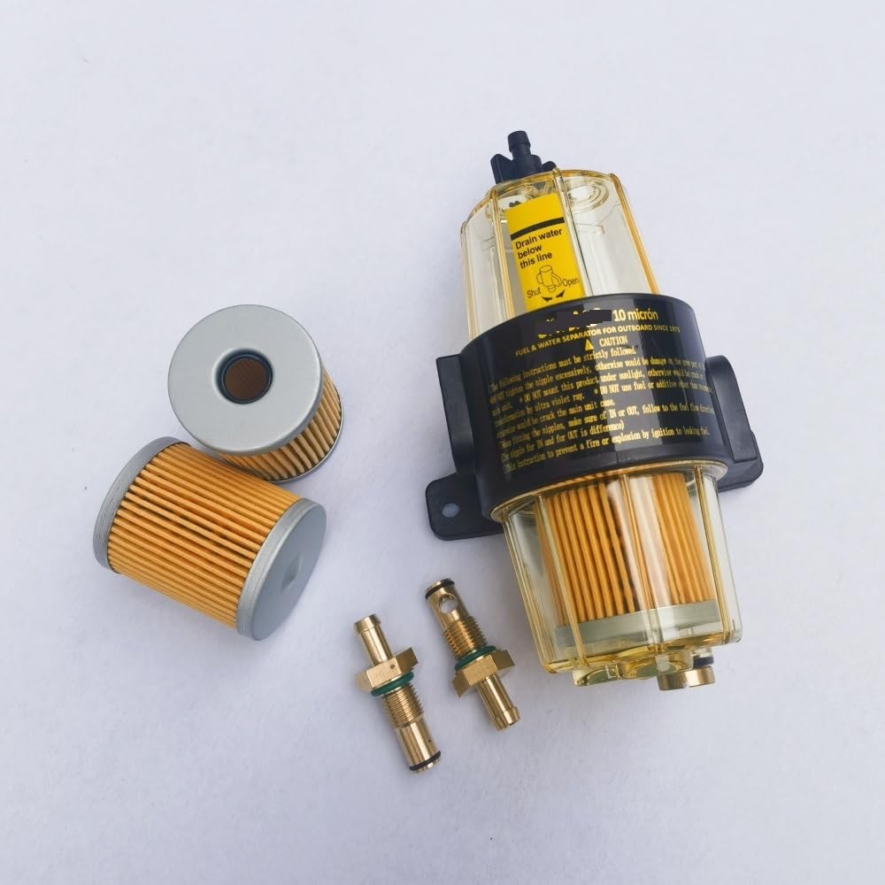 Filtro De Diésel para Coche Uf-10K Elemento De Filtro De Combustible Separador De Agua Conjunto Uf10K Compatible con Honda Fit para Filtro De Combustible Yamaha