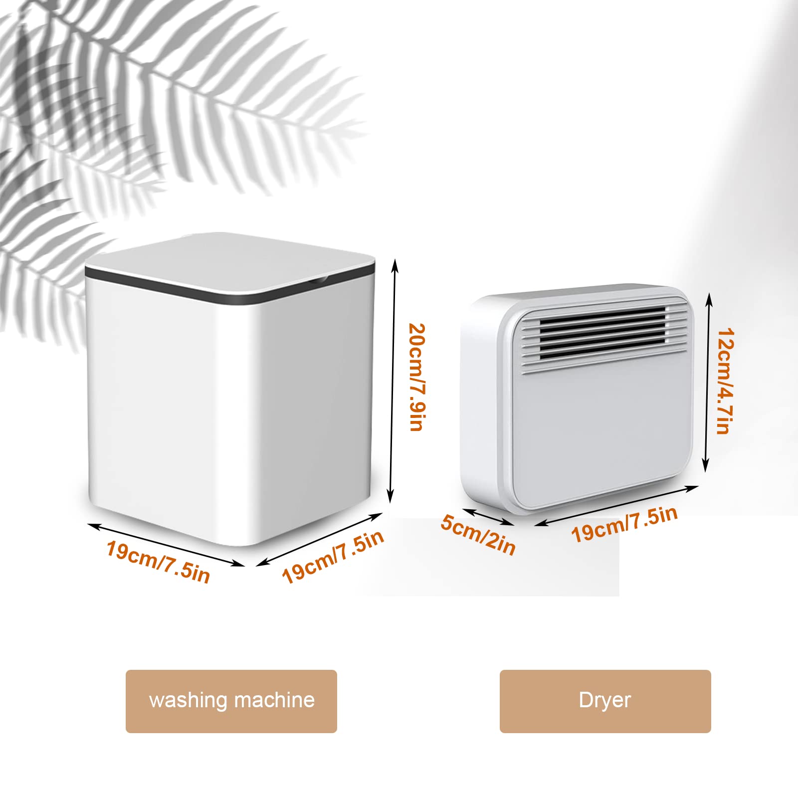 Pequeñas lavadoras para apartamentos 4.5L lavadora compacta secadora de giro con esterilización/Super silencioso/tiempo para el hogar viaje de negocios Rv
