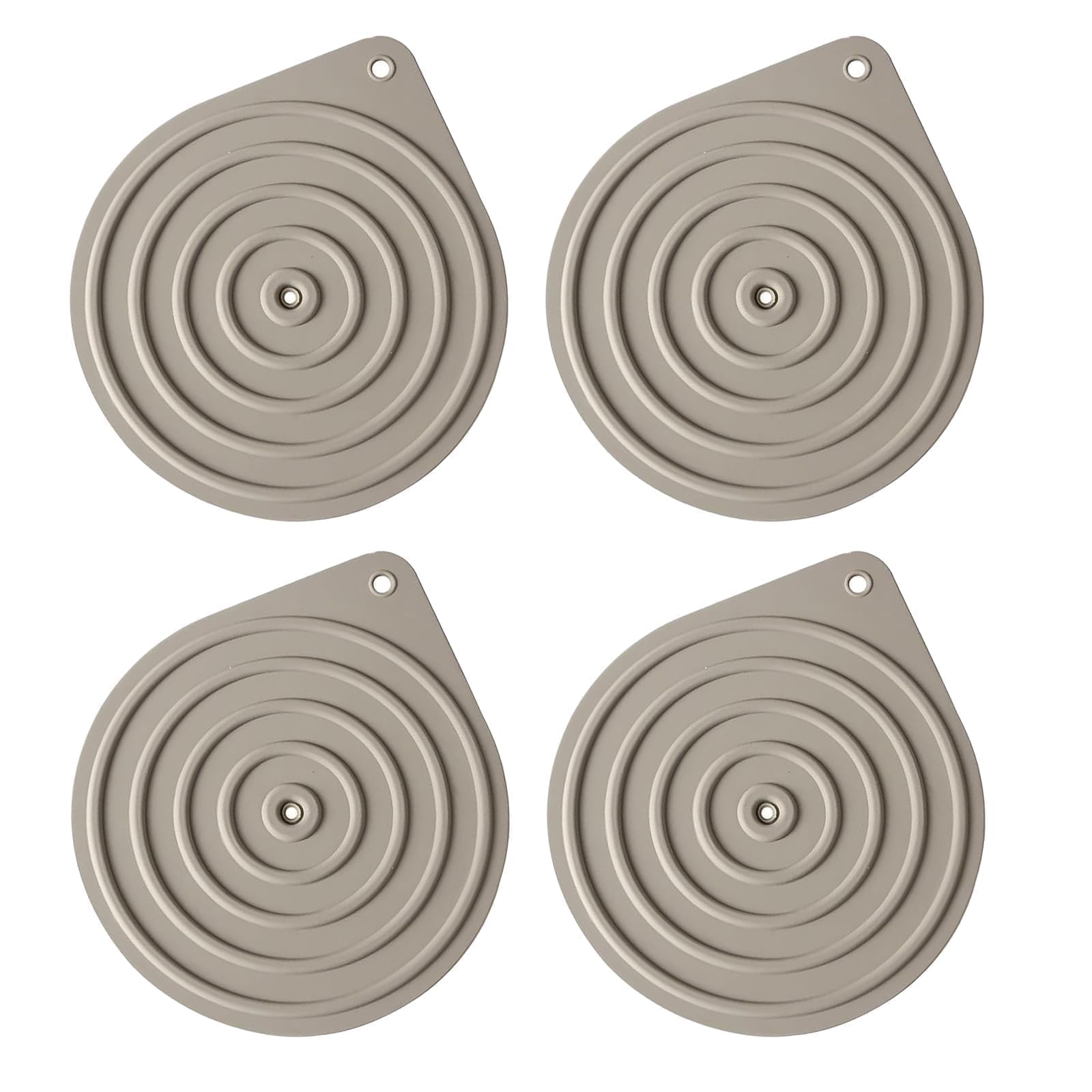 4 Pcs Plate Warmer, Food Warming Mat, Multi-Purpose Silicone Food Warmers, Microwave Non-Slip Silicone Mats, Hot Plates for Keeping Food Warm Ideal for Oven Hot Pan Dinner Cooking
