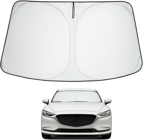 Vista 275 de Proadsy Parasol para parabrisas Sienna Mini Van 2021-2025 2026 de 4 capas plegable frontal protector de parasol bloquea los rayos UV y mantiene